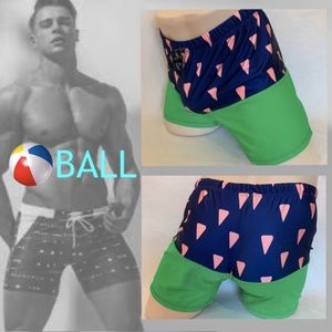 Ball Swim Trunks Large tight fitting